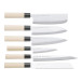 Houcho knivset 6 knivar