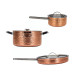 Mjölner Set 3 delar Koppar