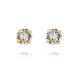 Örhänge Classic Stud Gold Crystal