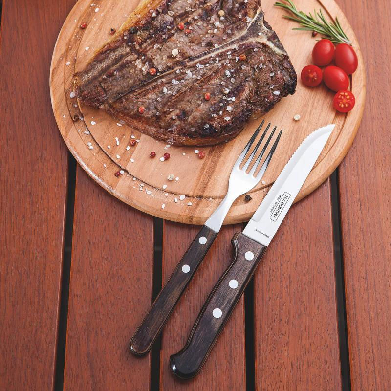 Grillbestick 12 delar dark