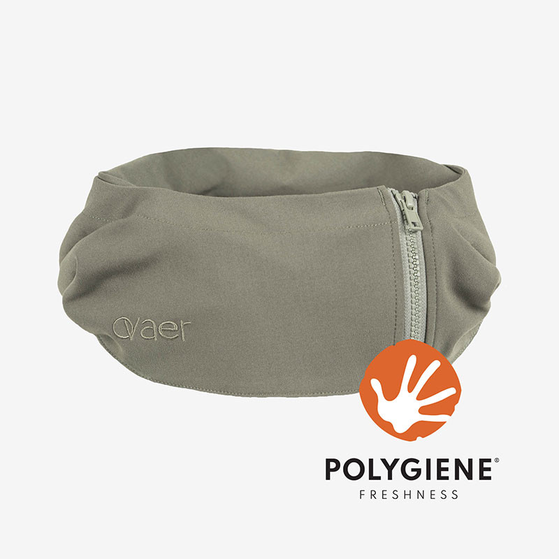 Polygiene Nackkudde med huva Khaki Green