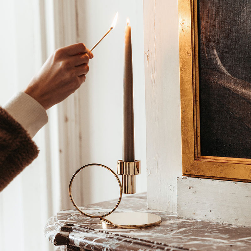 Kammarljusstake Insieme Mässing