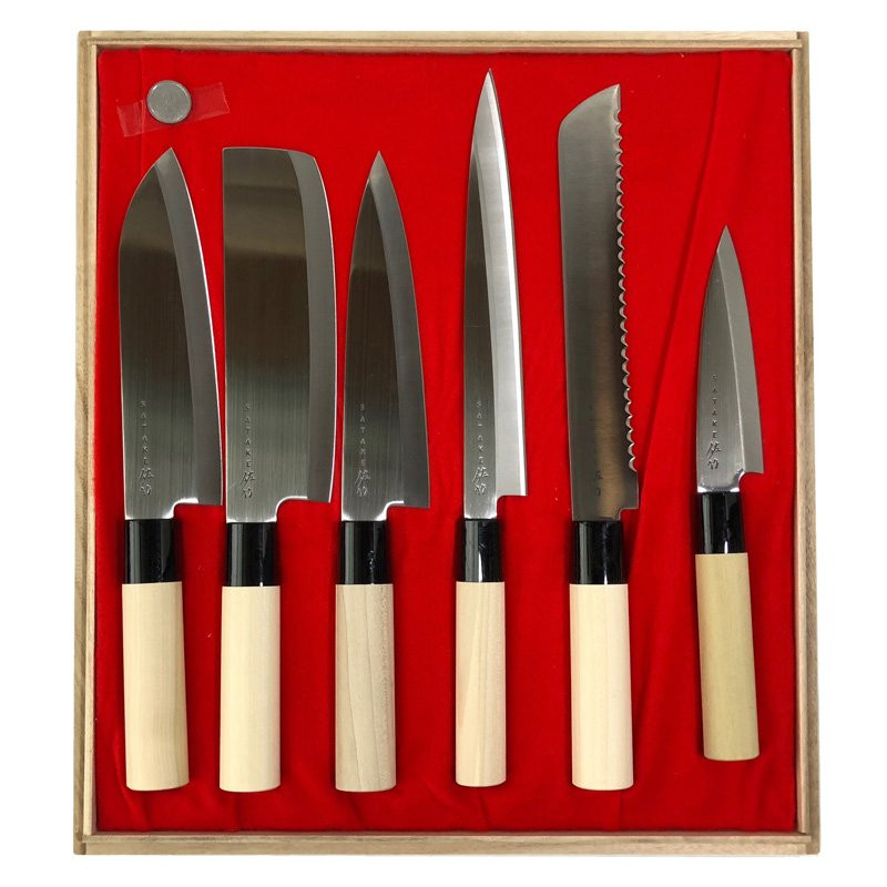 Houcho knivset 6 knivar