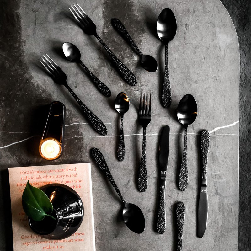 Bestickset 16-delar Onyx Svart