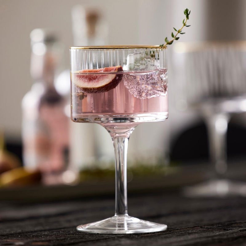 Gin & Tonic Glas Palermo Gold 4-pack