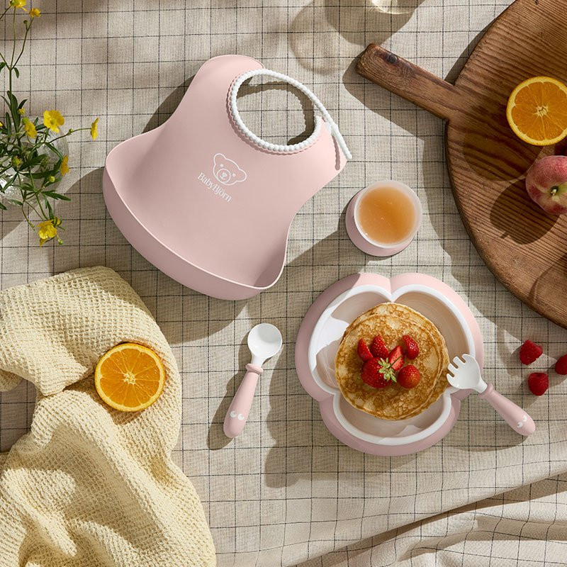 Middagsset för barn Rosa