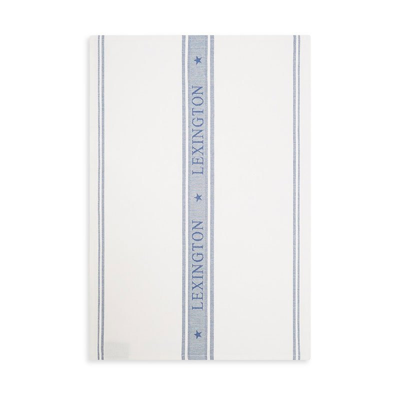 Icons Jacquard Kökshandduk 50x70 cm Vit/Blå