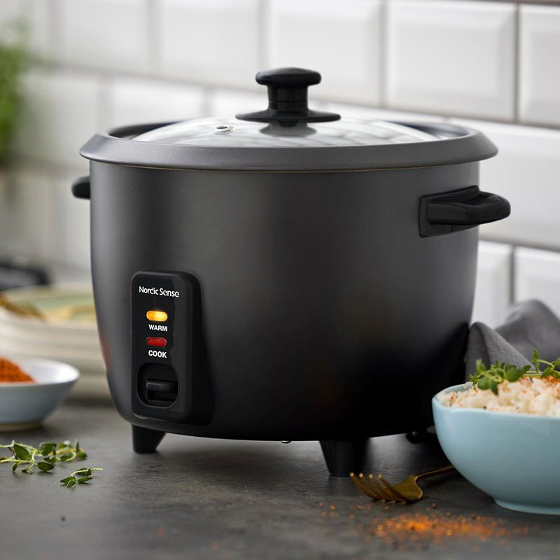 Riskokare 1,5 L Svart