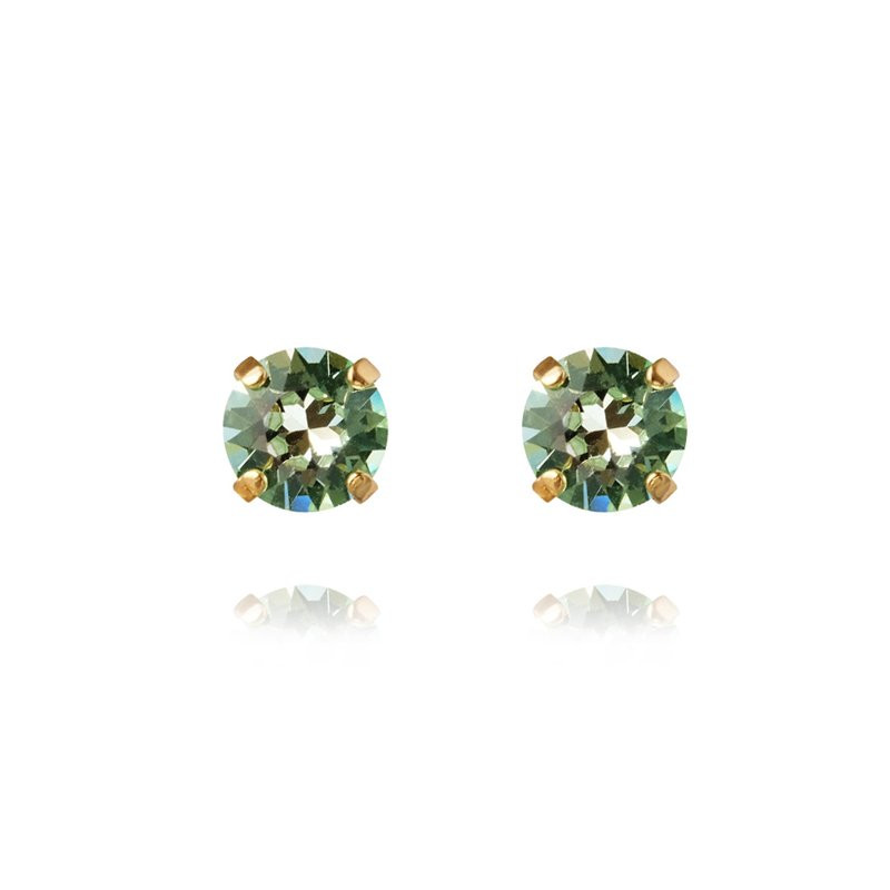 Örhänge Classic Stud Gold Chrysolite