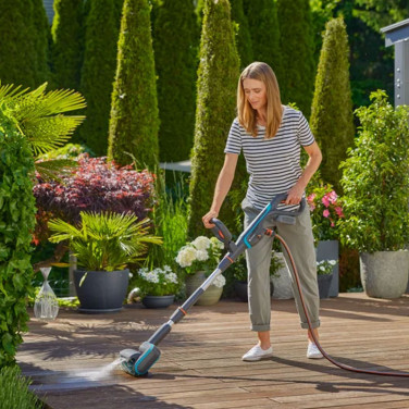 Altantvättset AquaBrush 2,5Ah/18V P4A, inkl. batteri & ladd.