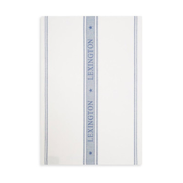 Icons Jacquard Kökshandduk 50x70 cm Vit/Blå