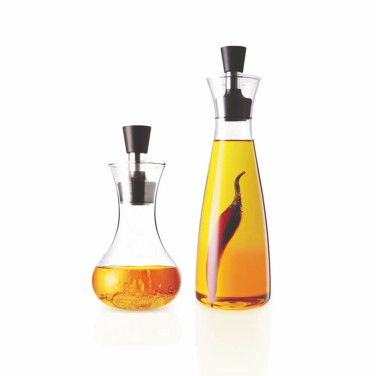Set Olje-/vinägerkaraff & dressingshaker