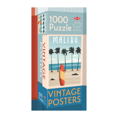 Pussel Vintage Cities Malibu 1000 pcs